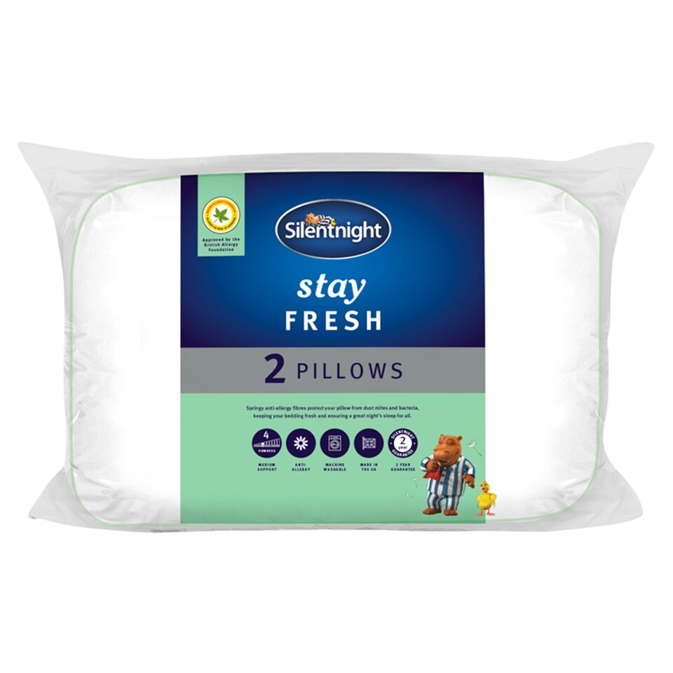 Silent Night Stay Fresh Pillow Pair