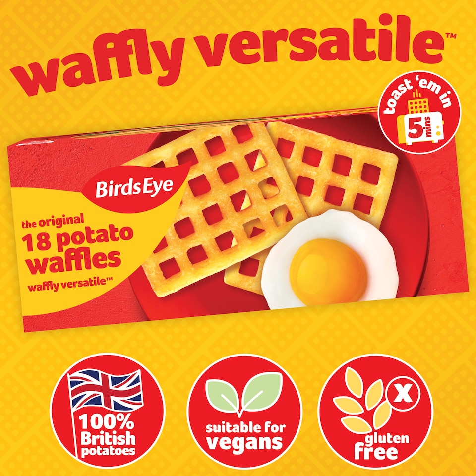 image 1 of Birds Eye 18 Potato Waffles 1.02Kg