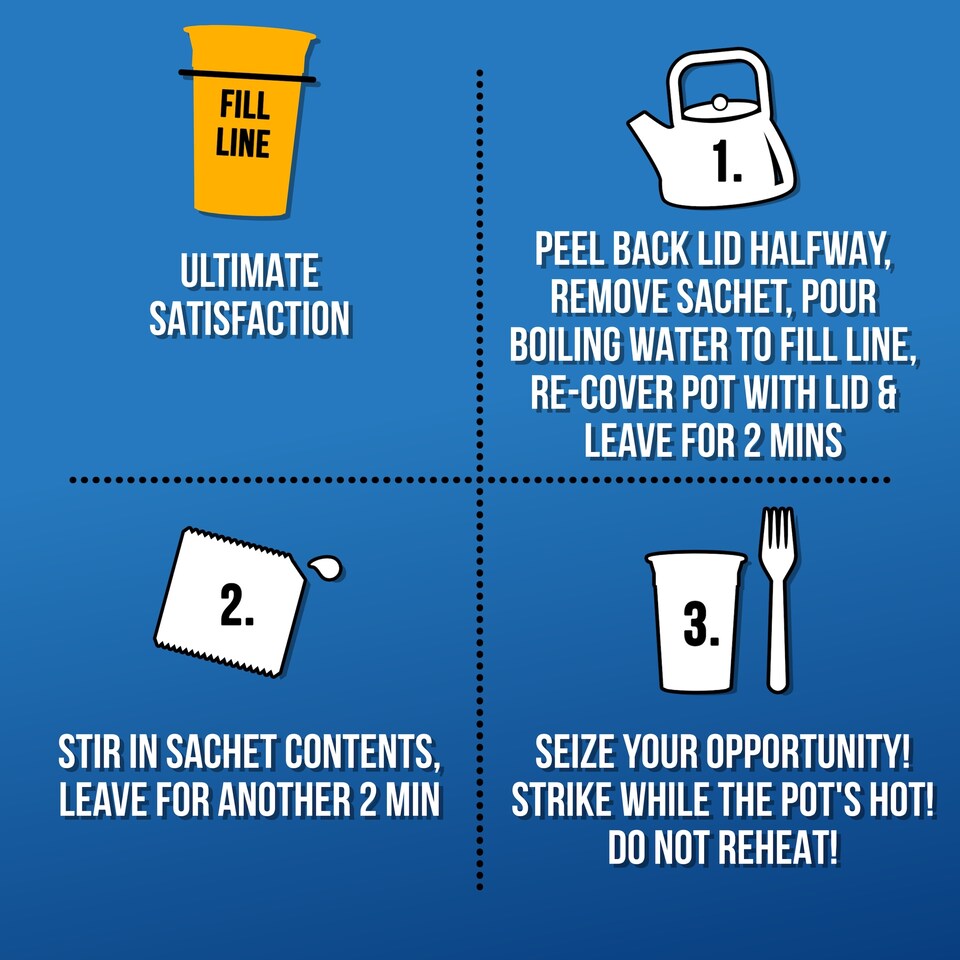 image 1 of Pot Noodle Doner Kebab Instant Noodles King Pot 114g