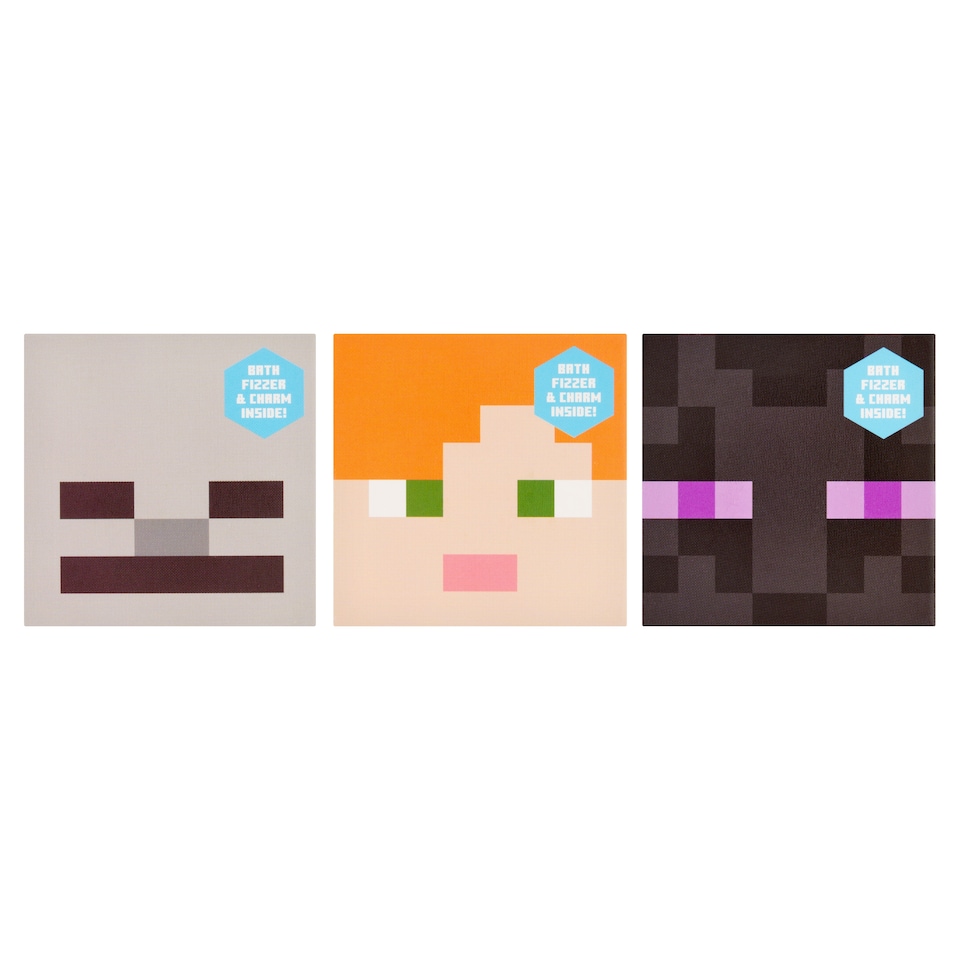 image 1 of Minecraft bath fizzer and collectable charm 150g