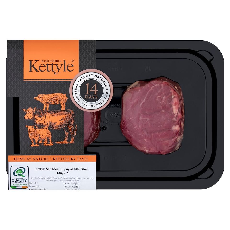 Kettyle Dry Aged Beef Fillet Steak 280g