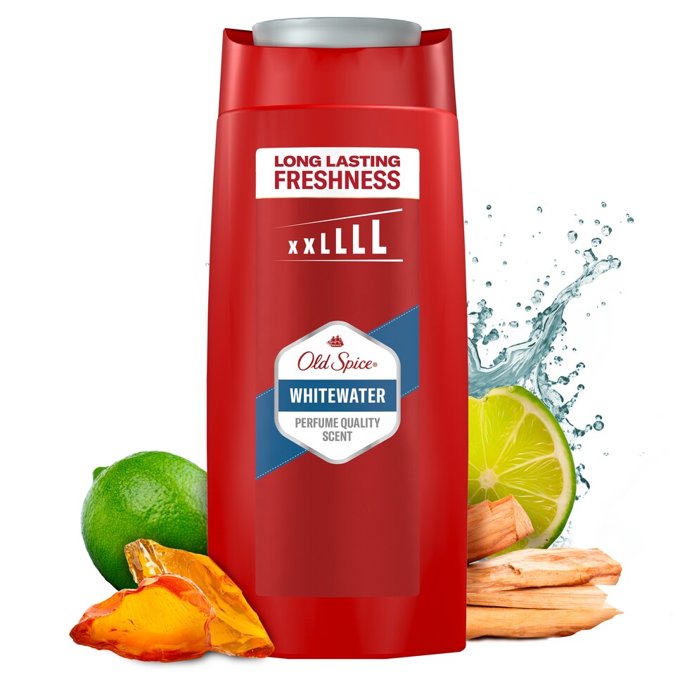 Old Spice Whitewater Men’s 3-in-1 Wash, Shower Gel & Shampoo 675ml