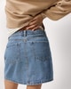 image 3 of F&F Pure Cotton Denim Mini Skirt in Blue