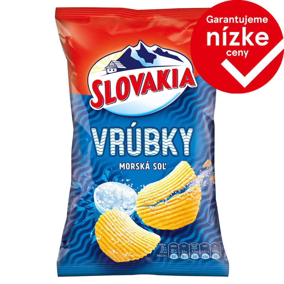 Slovakia Vrúbky morská soľ 120 g