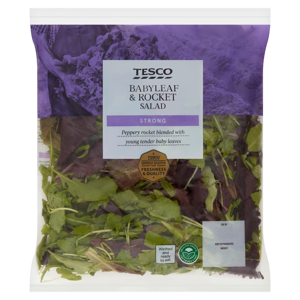 image 1 of Tesco Babyleaf Rocket Salad 100G