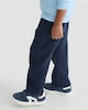 image 3 of F&F Boys Cotton Rich Wide Leg Drawstring Joggers in Blue