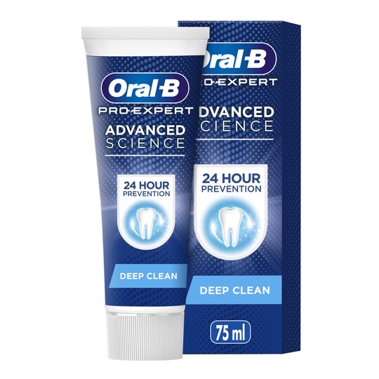 OralB Pro Expert Advanced Science Deep Clean Toothpaste 75Ml Tesco