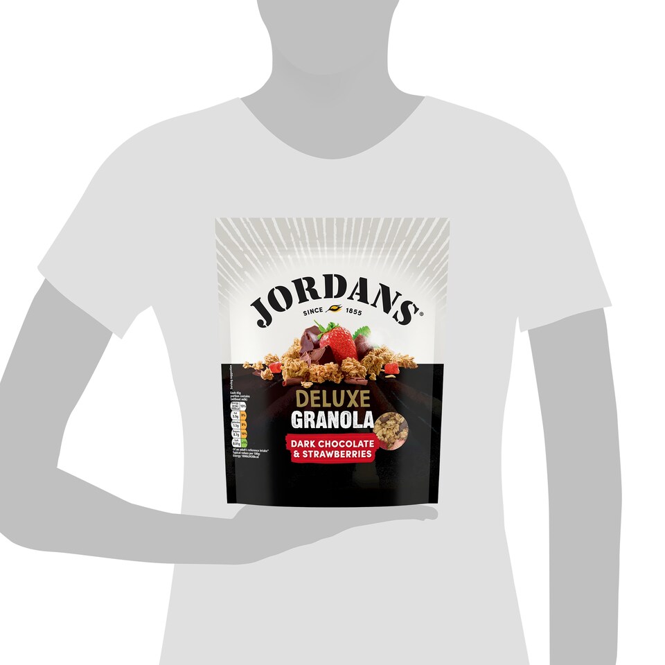image 1 of Jordans Deluxe Dark Chocolate Granola & Strawberries 550G