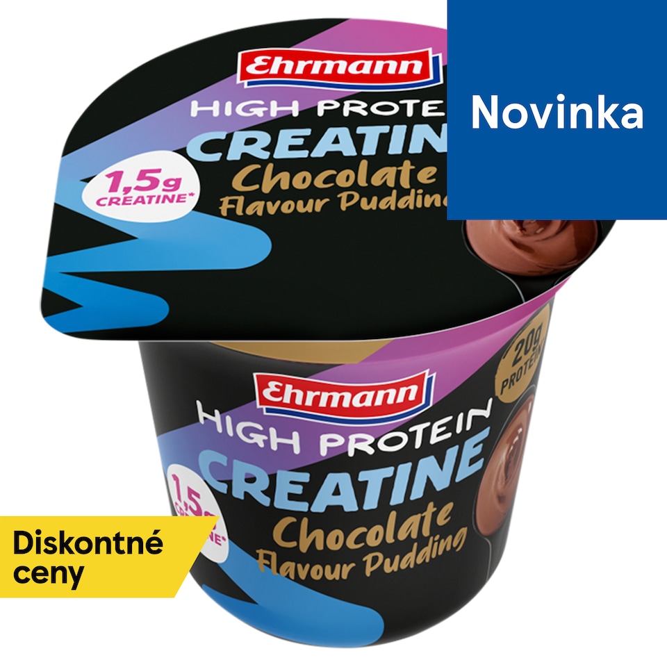 Ehrmann High Protein Creatine Pudding Chocolate Flavour 230 g