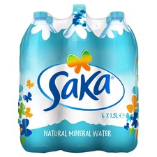 Saka Natural Mineral Water 6 X 1.5Ltr