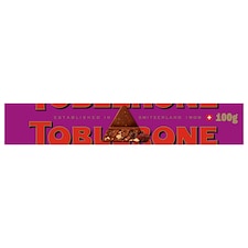 Toblerone Swiss Chocolate with Raisins and Honey and Almond Nougat 100 g