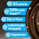 image 2 of Fibre One 90 Calorie Crispy Choc Brownies 4 x 24g