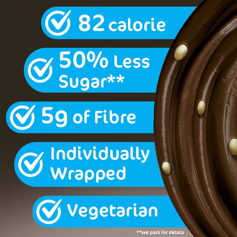 image 1 of Fibre One 90 Calorie Crispy Choc Brownies 4 x 24g