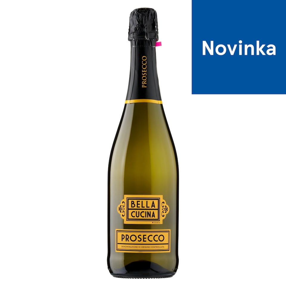 Bella Cucina Prosecco D.O.C. Spumante šumivé víno biele extra suché 750 ml