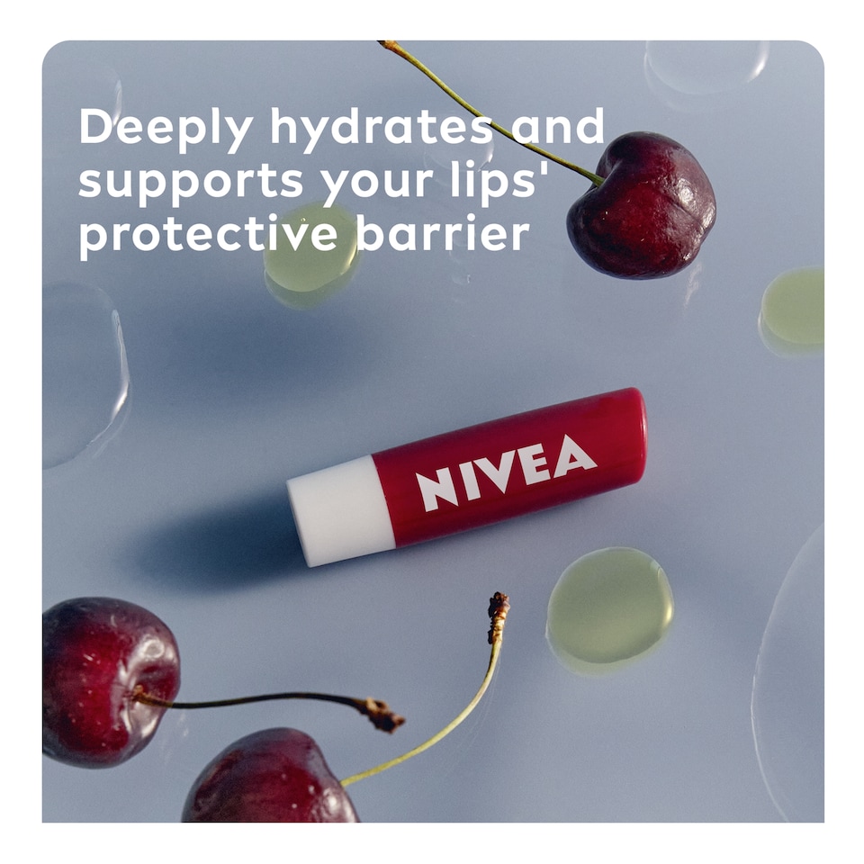 image 1 of NIVEA Cherry Shine Lip Balm 4.8g
