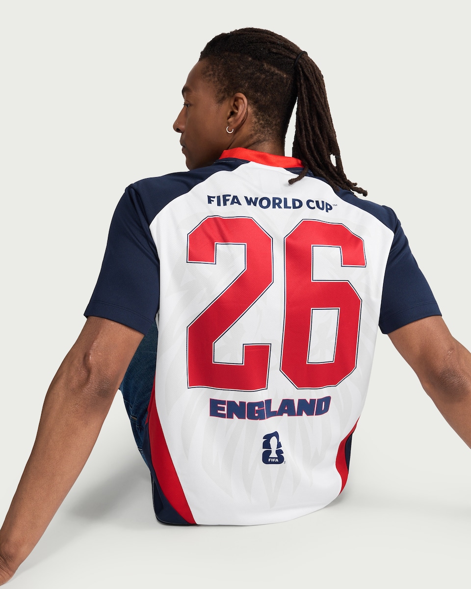 image 1 of England Fifa World Cup T-shirt in White