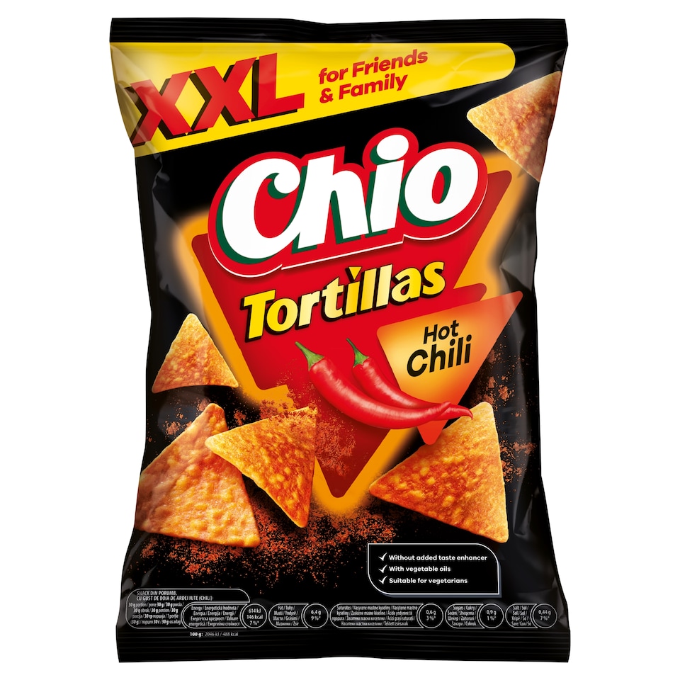 Chio Tortillas kukuričný snack s príchuťou čili 200 g