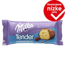 Milka Tender jemné pečivo mliečna náplň 37 g