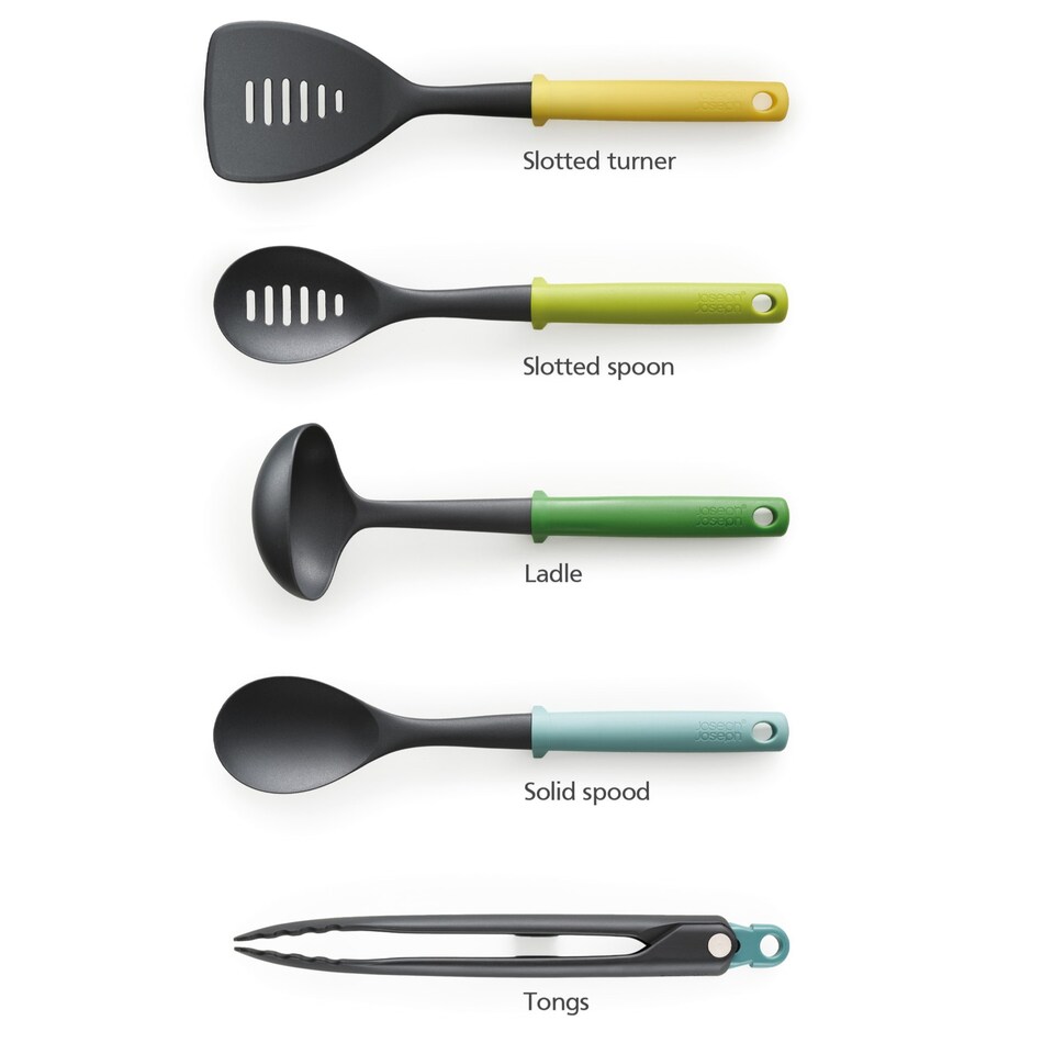 image 1 of Joseph Joseph Duo Utensil Stand Set 5 Piece