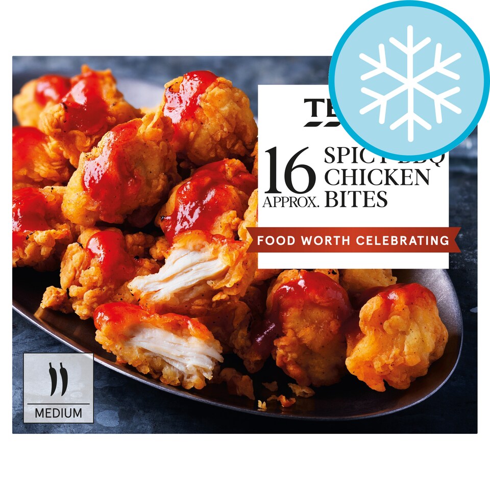 Tesco 16 Spicy Bbq Chicken Bites 240G