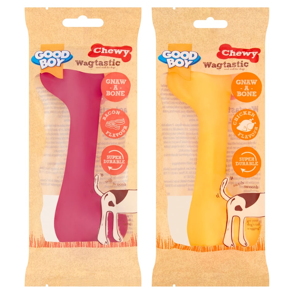 image 1 of Wagtastic Gnaw A Bone Dog Toy