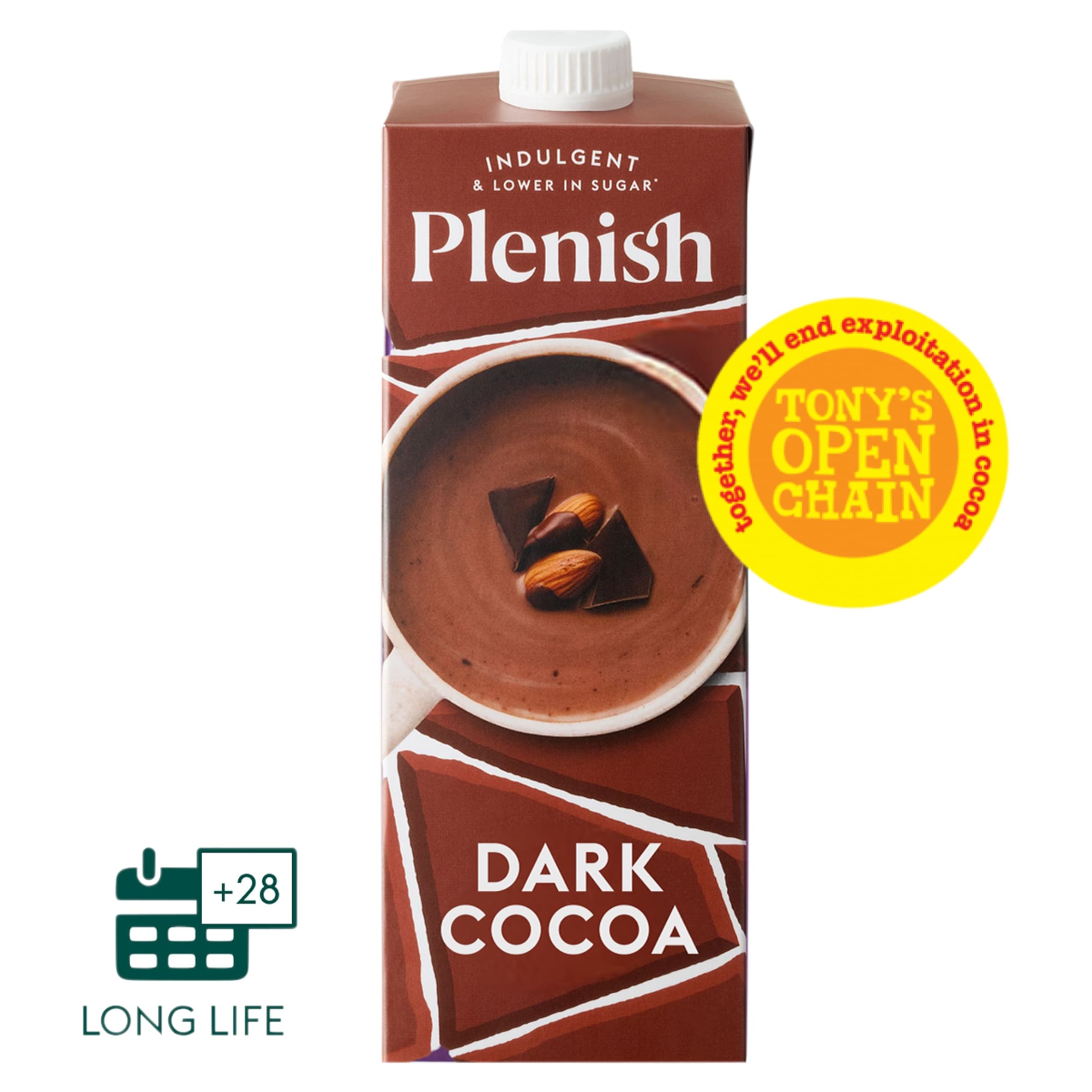Plenish Almond Dark Cocoa 1L