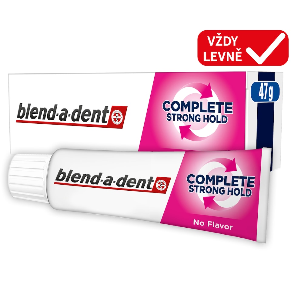 Obrázek 1 pro produkt Blend-a-dent Plus Food Barrier Fresh Fixační Krém Pro Úplné I Částečné Zubní Náhrady 47 ml