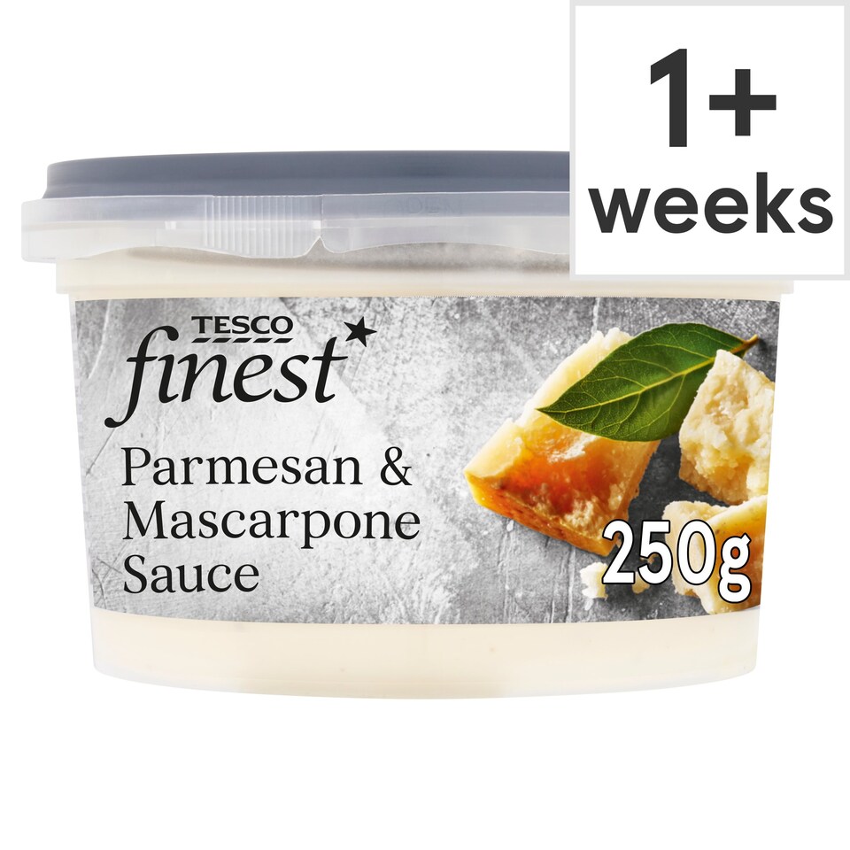 Tesco Finest Parmesan & Mascarpone Sauce 250g Tesco Groceries