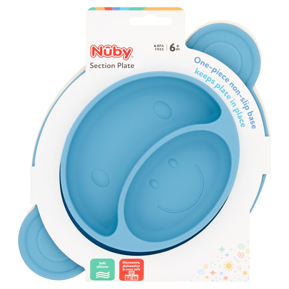 Nuby Monkey Supergrip Plate 6+ Months