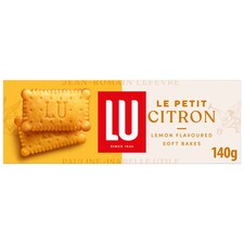 Lu Petit Citron Lemon Soft Bake Biscuits 140G