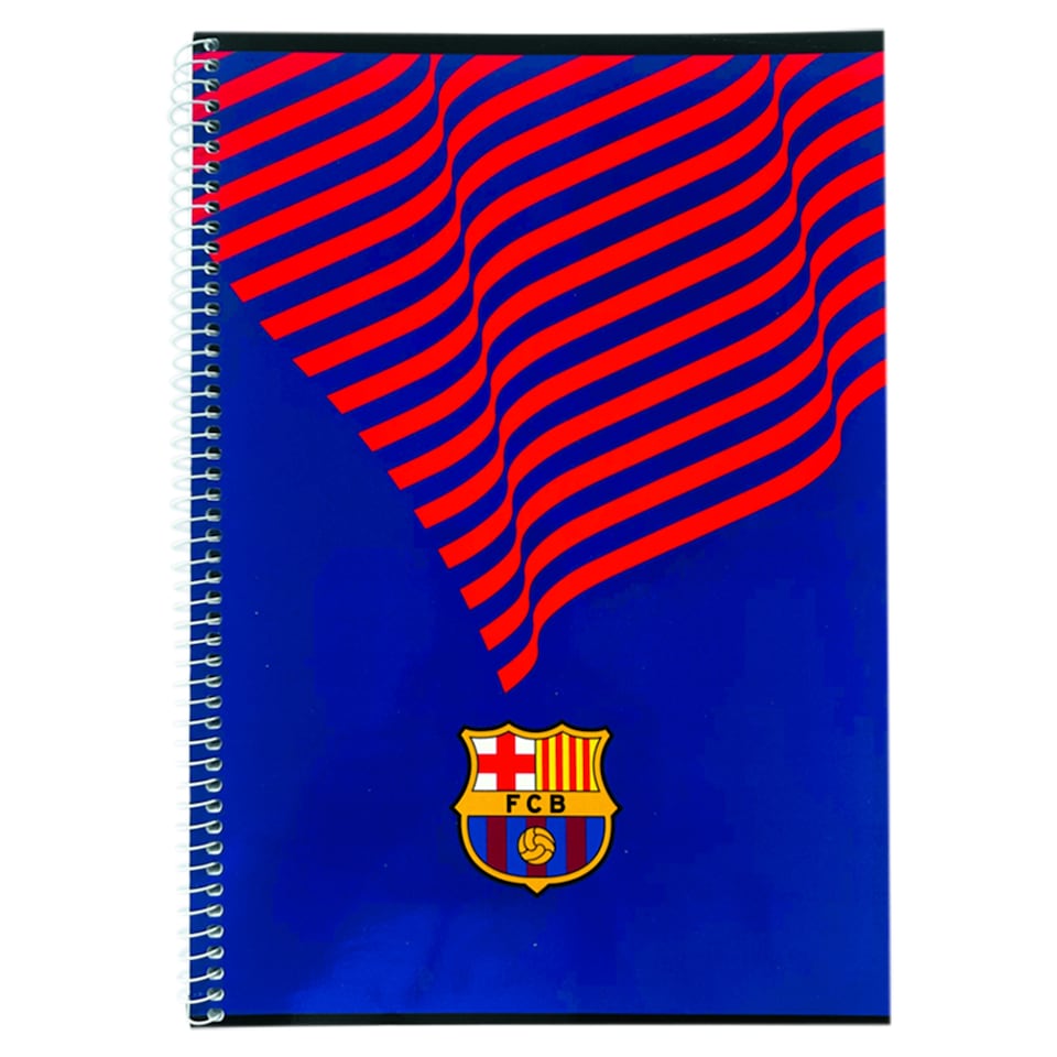 FCB Spiral Notebook Lined A4 80 Sheets