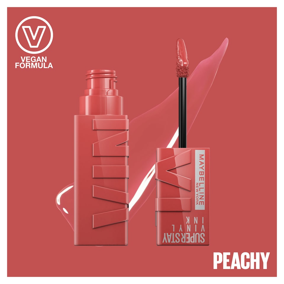 image 1 of Maybelline Superestay Vinyl Ink No 15 Peachy