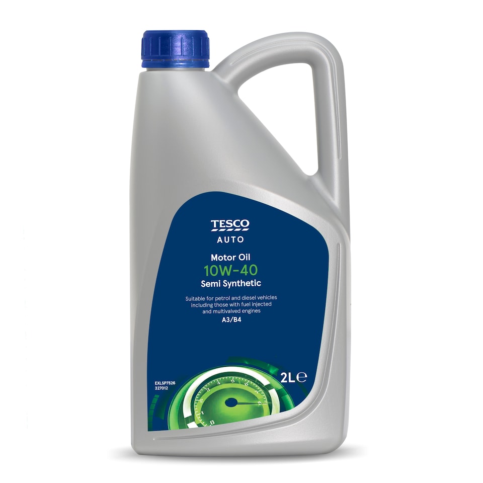 Tesco 10W-40 Semi Synthetic Motor Oil 2L