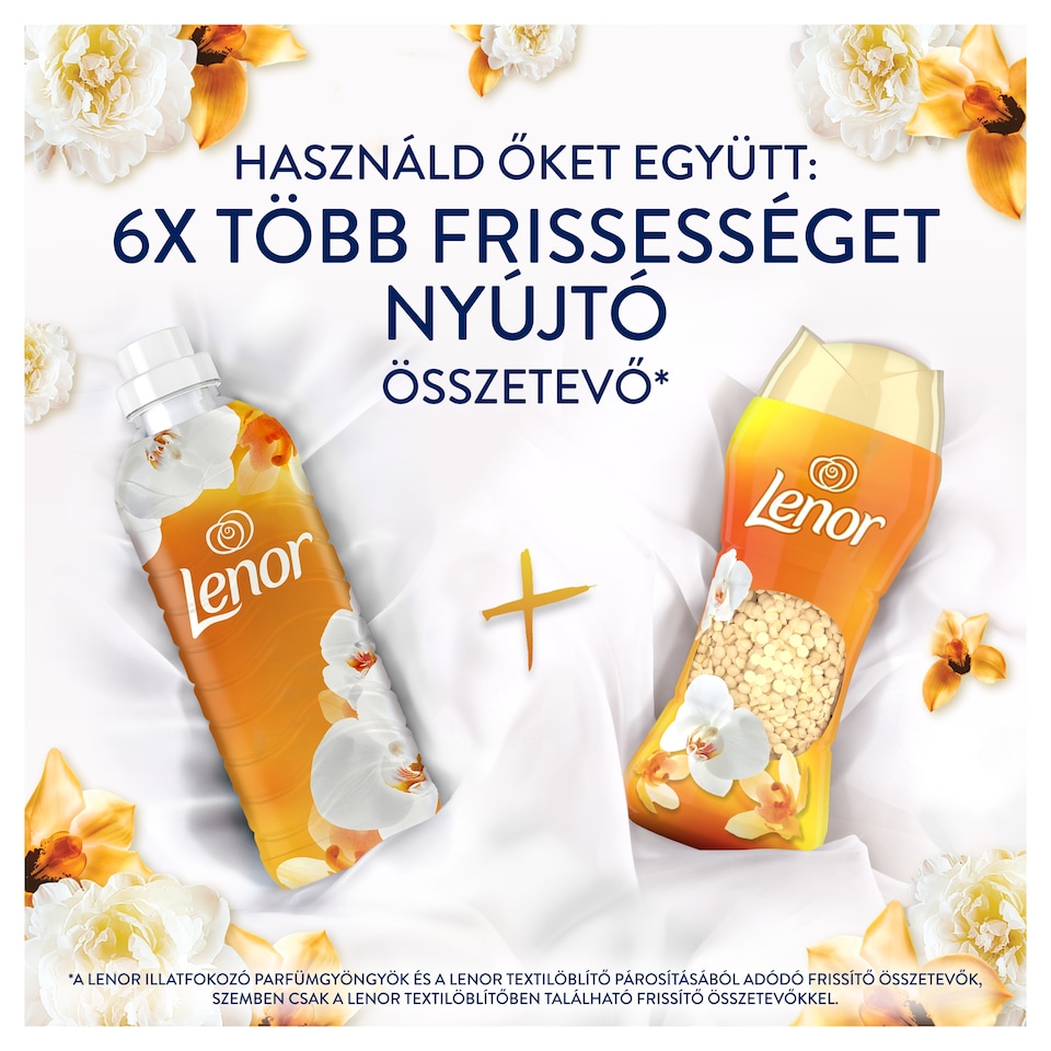Lenor Parfümgyöngyök 195gGold Orchid & Vanilla 1. kép