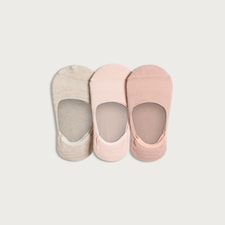 F&F Active 3-Pack Footsies in Pink