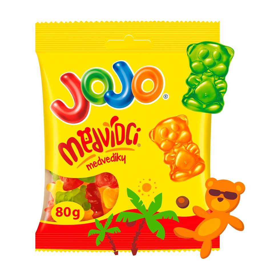image 1 of JOJO Bears Jelly Candies with Fruit Flavors 80 g