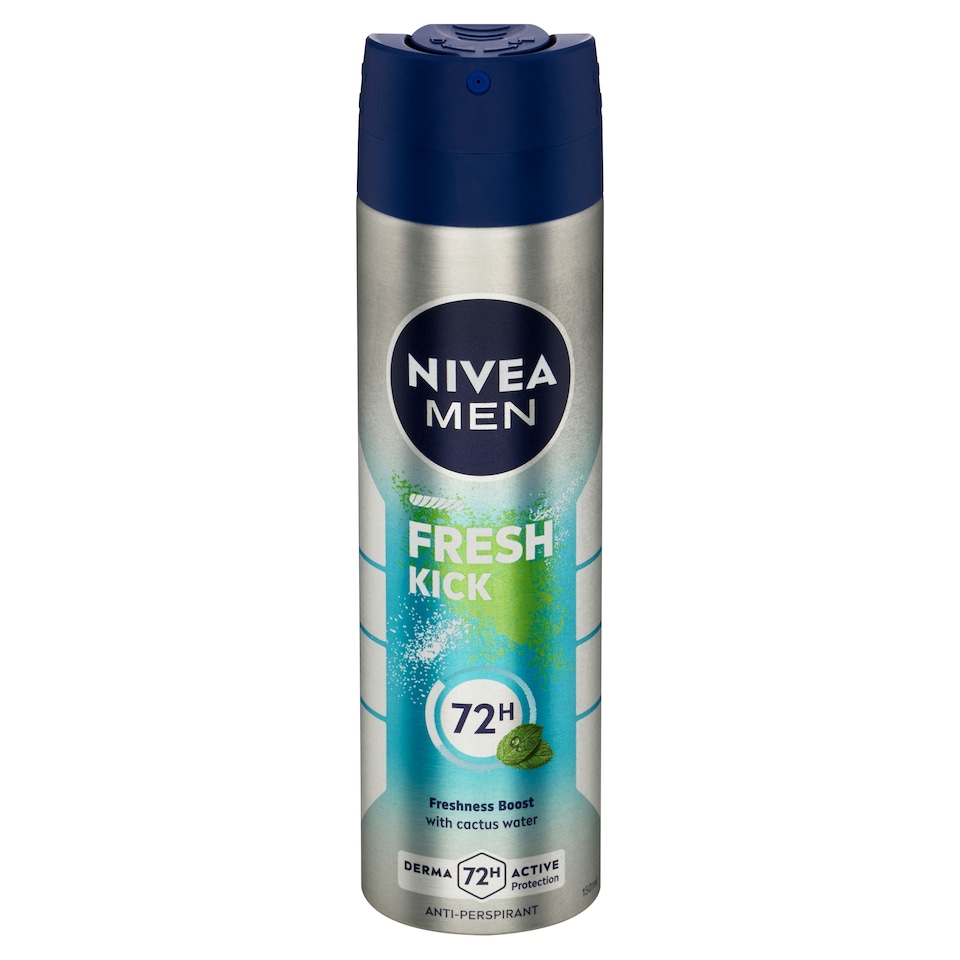 Obrázek 1 pro produkt Nivea Men Fresh Kick Sprej antiperspirant 150ml