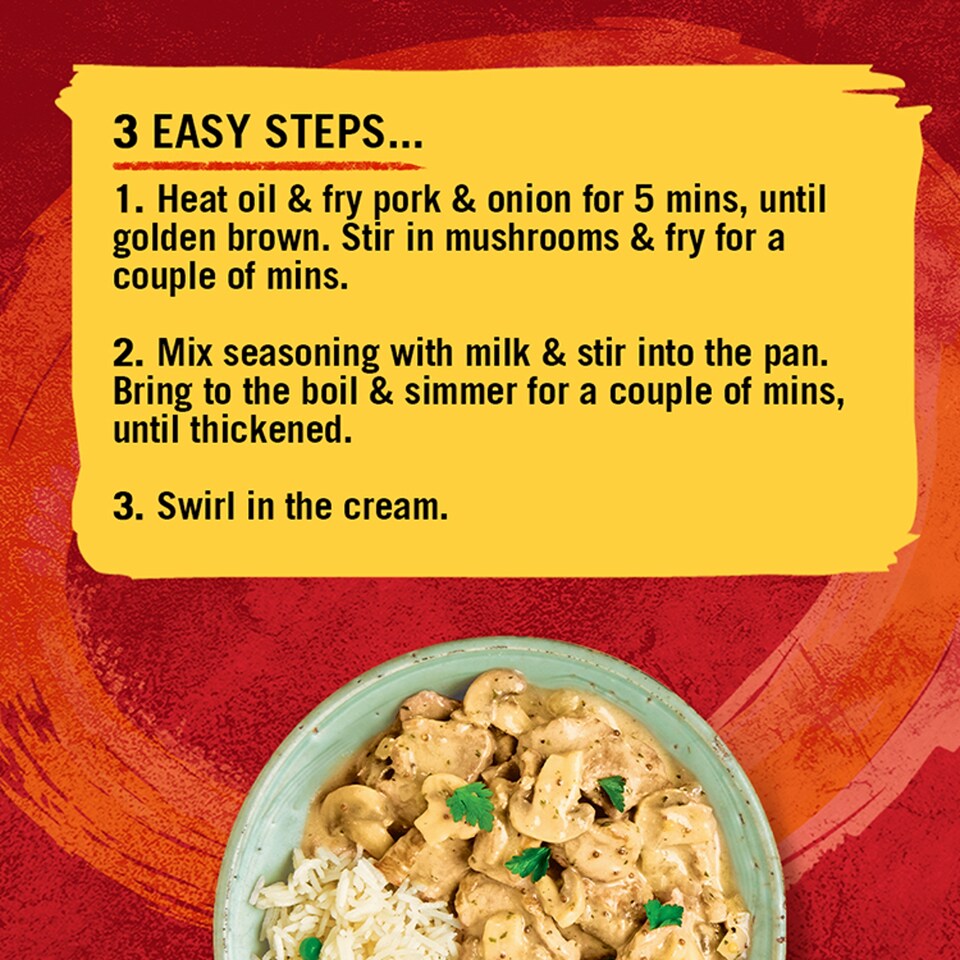 image 1 of Schwartz America Mix Creamy Pork & Mushrooms 40G