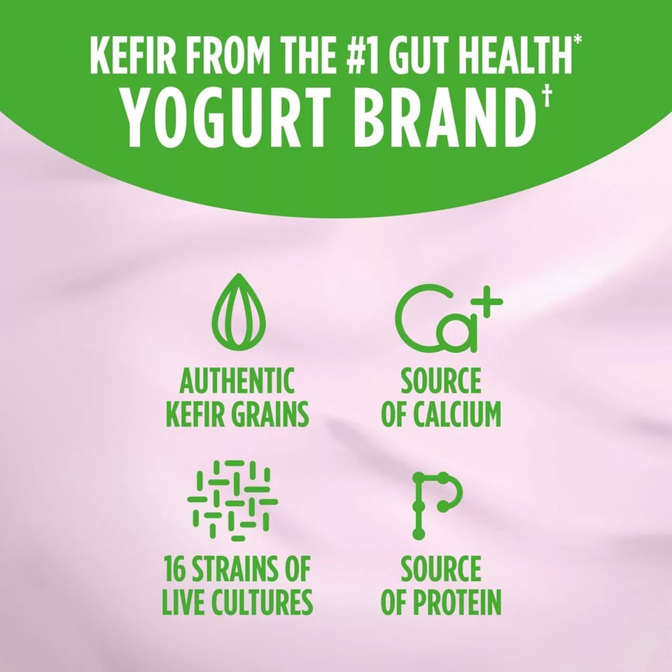 image 1 of Activia Kefir Blueberry Gut Health Kefir Drink 280g