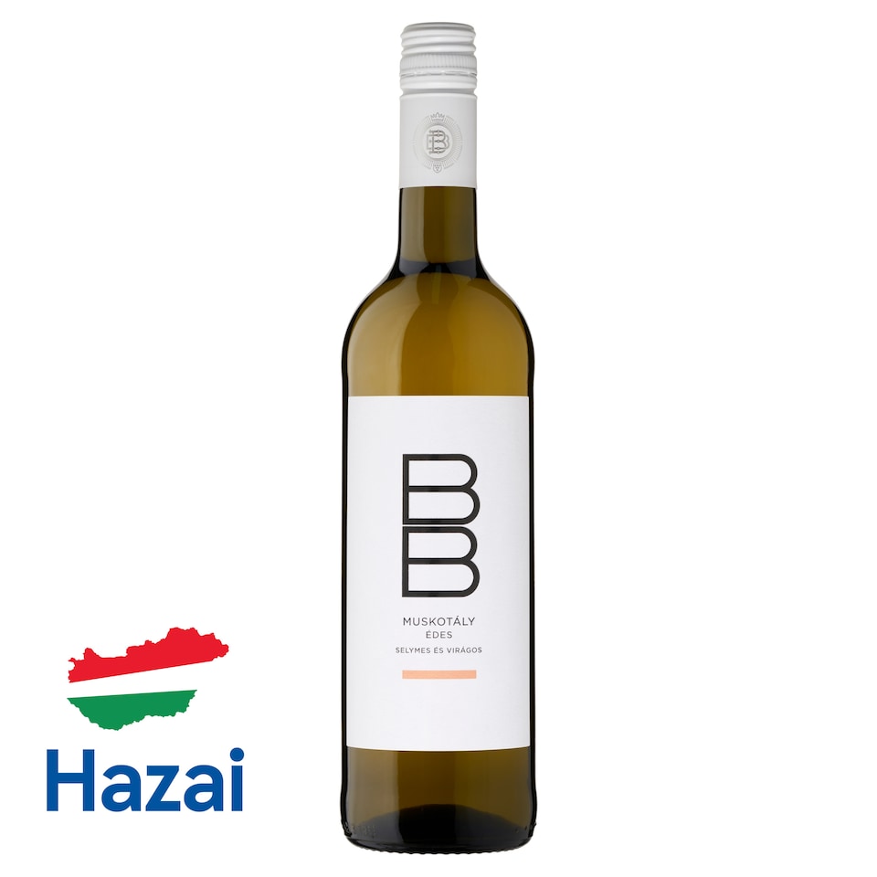 BB Balatonboglári Muskotály Sweet White Wine 10,5% 0,75 l