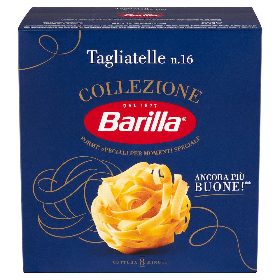 obrázok 1 z Barilla Tagliatelle semolinové cestoviny sušené 500 g