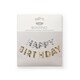 image 1 of Ginger Ray Shimmer Metallic Fringe 'Happy Birthday' Bunting