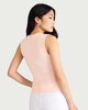 image 3 of F&F V-Neck Vest in Pink