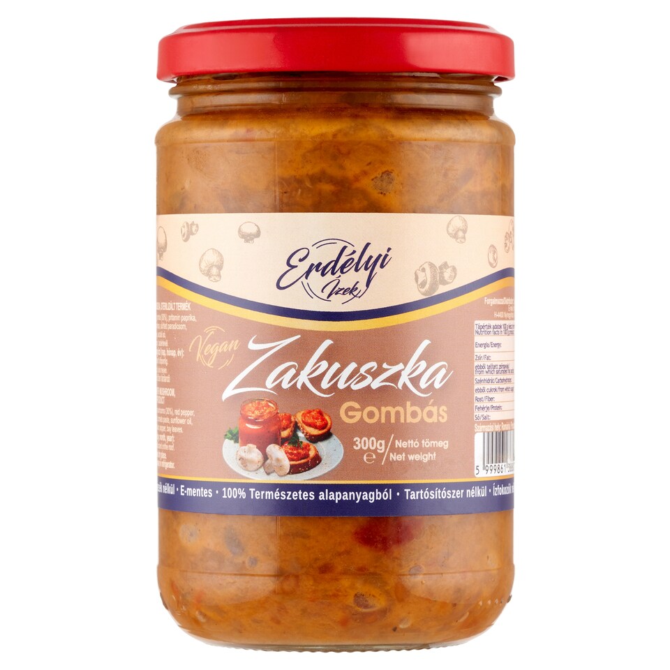 Erdélyi Ízek gombás zakuszka 300 g