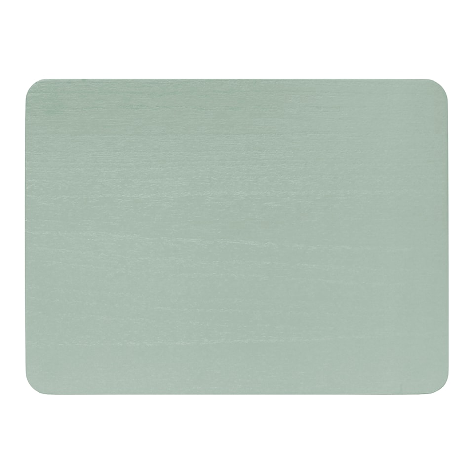 image 1 of F&F Home Sage Green Wooden Placemat 4 Pack