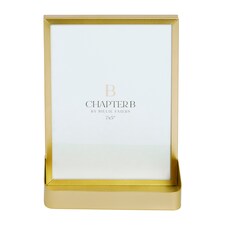 Chapter B Gold Shelf Photo Frame 5X7