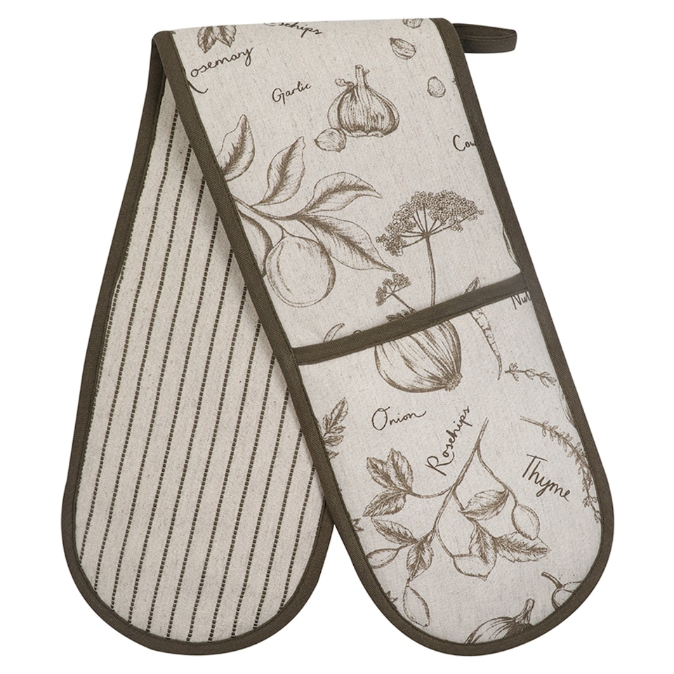 F&F Home Harvest Sketch Oven Glove