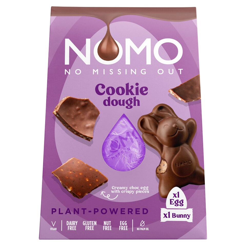 NOMO Cookie Dough Egg and Bunny 155g