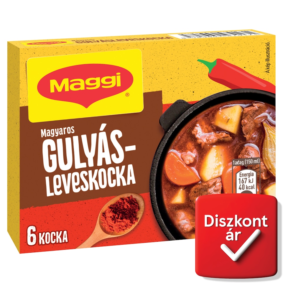 Maggi magyaros gulyásleveskocka 60 g