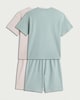 image 2 of F&F Boys 2-Pack Pure Cotton Pyjama Sets in Multi